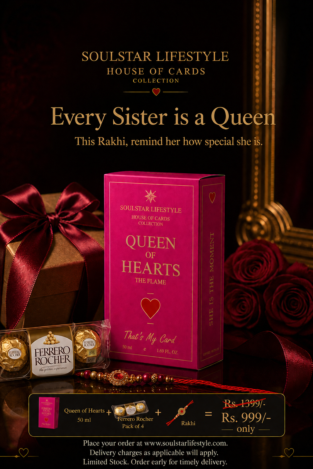 Queen of Hearts - Rakhi Offer